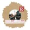 Beige Suede Mat Board for 6x6 Frames - Circle Opening for 4x4 Photos